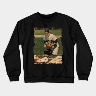 Yogi Berra in New York Yankees Crewneck Sweatshirt